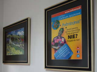 Na ścianie w sekretariacie Na ścianie w sekretariacie